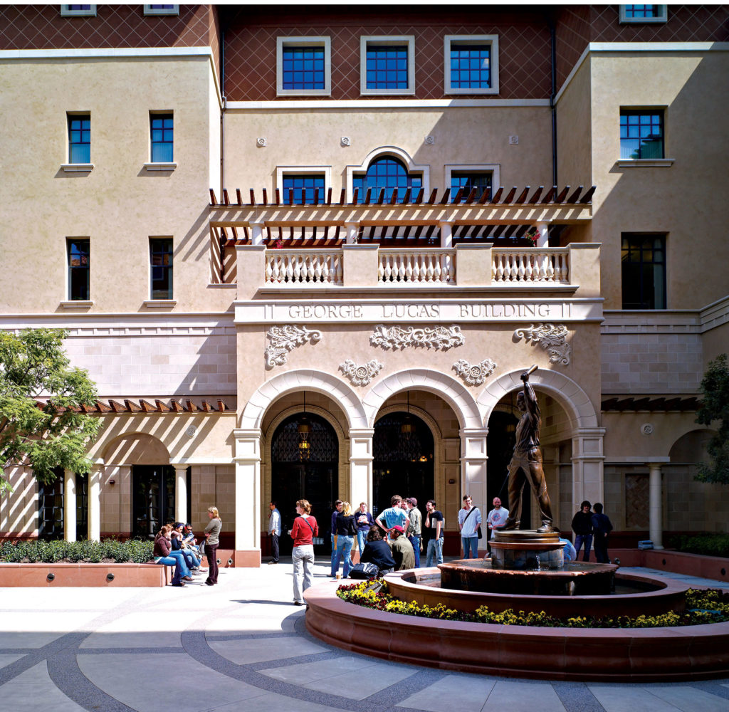 USC School of Cinematic Arts Exterior